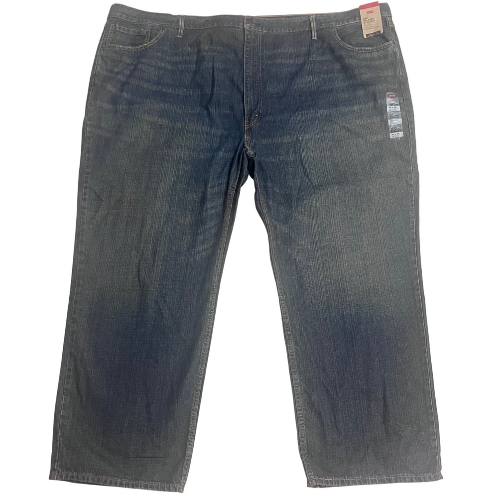 Levis 559 Relaxed Straight Jeans Mens 60x32 Dark Wash Blue Denim 100% Cotton NWT